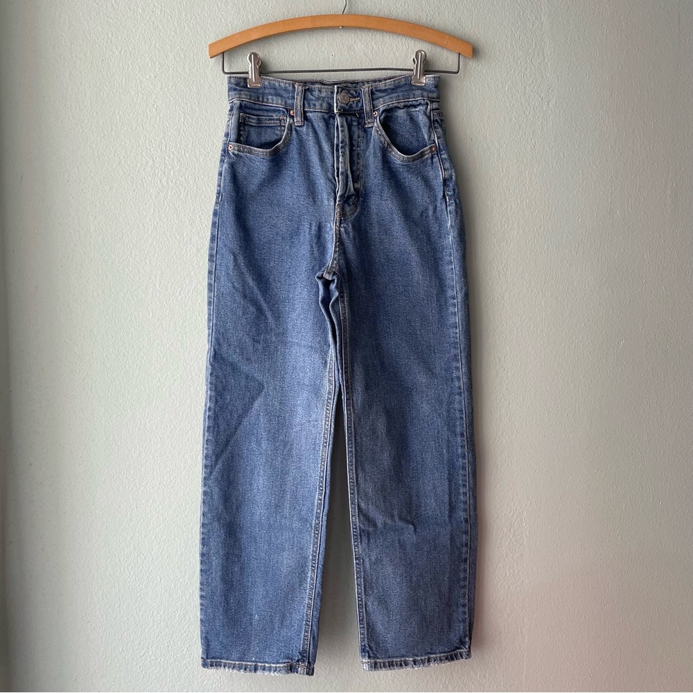wild fable High-Rise Straight Leg Jeans in Blue Denim